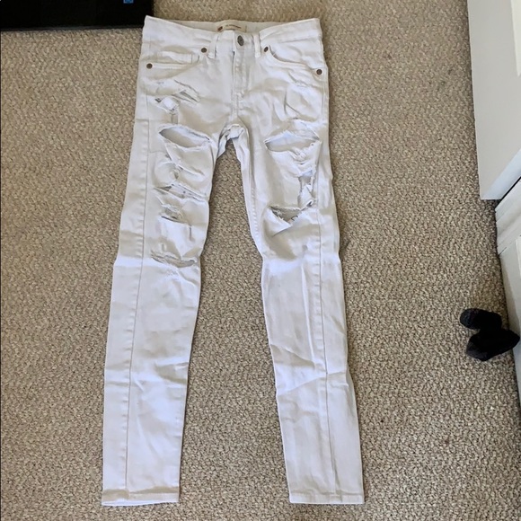 white ripped jeans - Picture 1 of 2